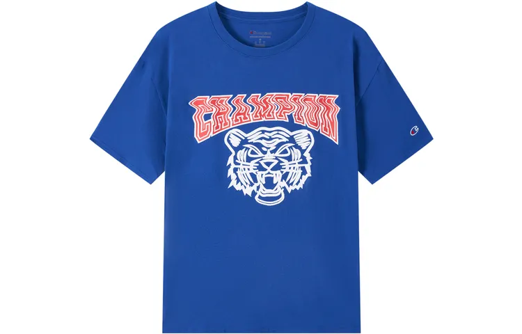 Champion T-Shirts Unisex Crew Neck Moderate Straight Fit