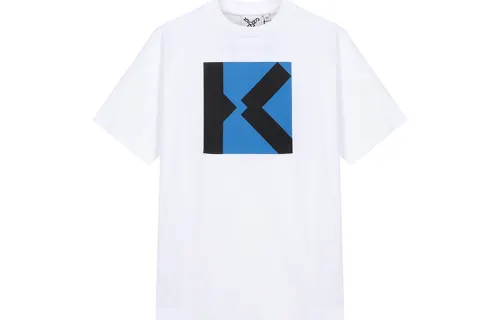 KENZO T Shirts Men's White Crew Neck Moderate Straight Fit