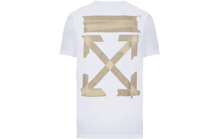 OFF WHITE Slim Fit Tape Arrows T Shirt