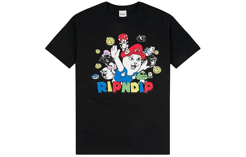RIPNDIP T Shirts Unisex Crew Neck Moderate Straight Fit