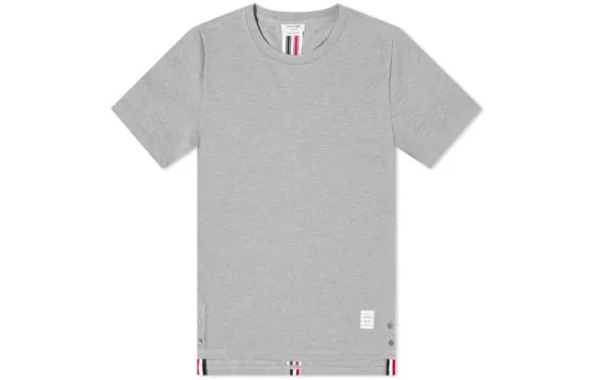 THOM BROWNE Rwb Striped Crewneck T Shirt