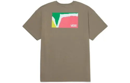 Vans Drop Shoulder Sleeve T-Shirt Men's Brown