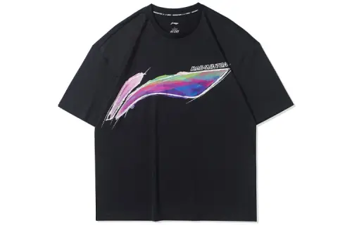 Li Ning Badminton Collection T Shirt Men's Black