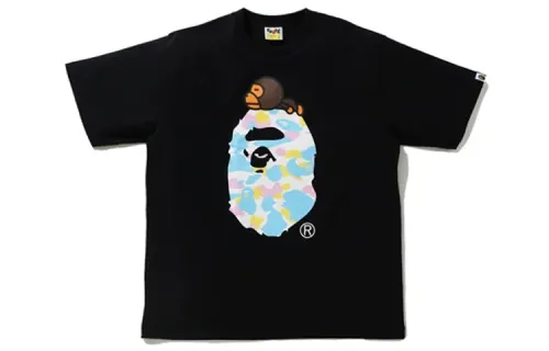 Bape New Multi Camo Milo On Ape Relaxed Tee