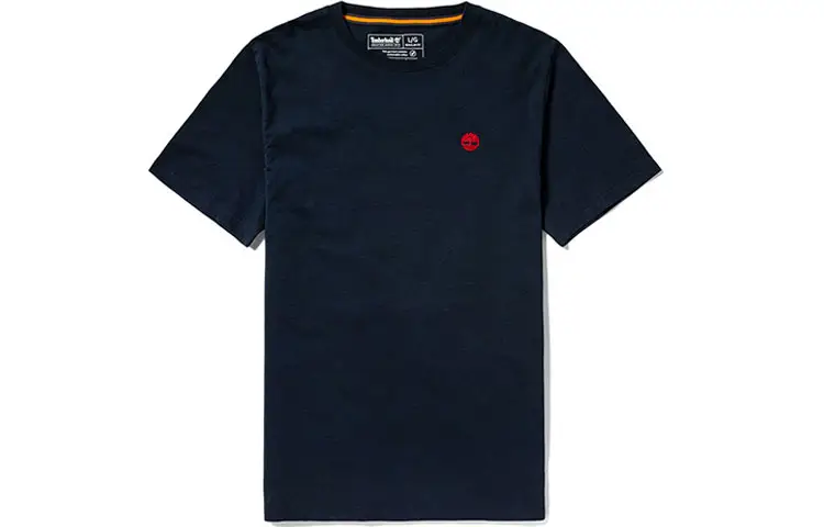 Timberland T Shirts Men's Dark Sapphire Crew Neck Moderate Straight Fit