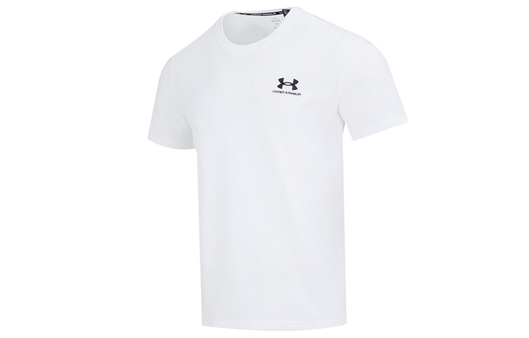 Under Armour Sports suit for training, white short sleeve T-shirt, for running