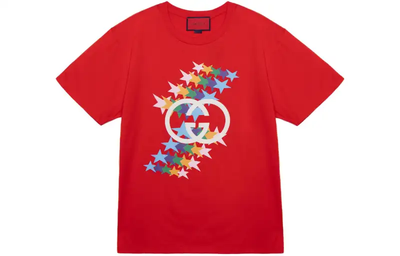 GUCCI 520 Special Collection SS21 T Shirt Men's Bright Red
