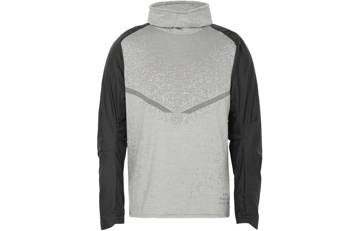 Nike T-Shirts Men's Black Gray Color Turtleneck Moderate Straight Fit