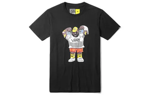Vans T Shirts Unisex Crew Neck Moderate Straight Fit