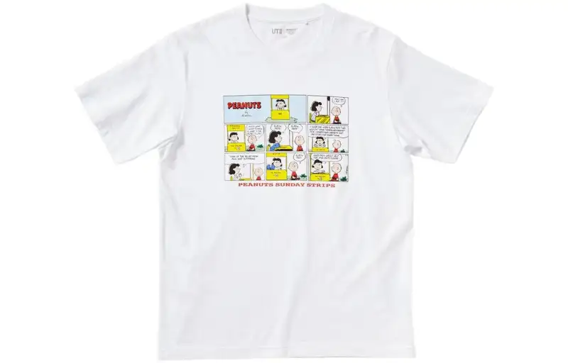 UNIQLO Drop Shoulder Sleeve T Shirt Unisex White
