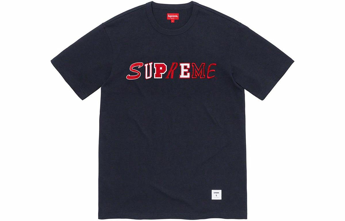 Футболка Supreme FW20 Week 3 Collage Logo S/S Top (черная) — фото 4