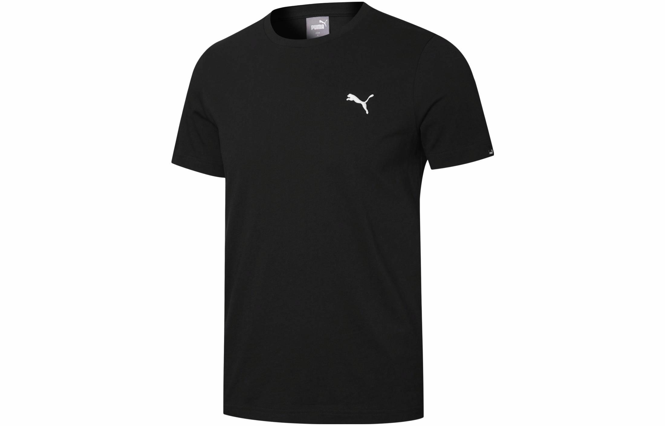 Мужская футболка PUMA Ess Logo (черная)