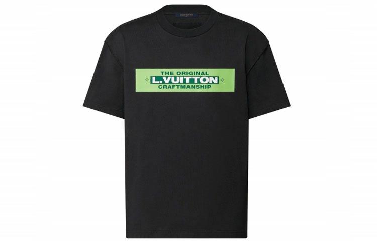 Мужская футболка Louis Vuitton SS22 (черная)