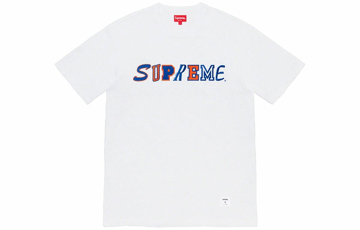 Футболка Supreme FW20 Week 3 Collage Logo S/S Top (черная) — фото 1