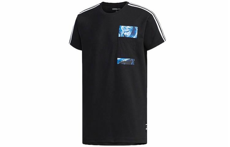 Мужская футболка adidas neo x Crossover T (черная) — фото 1