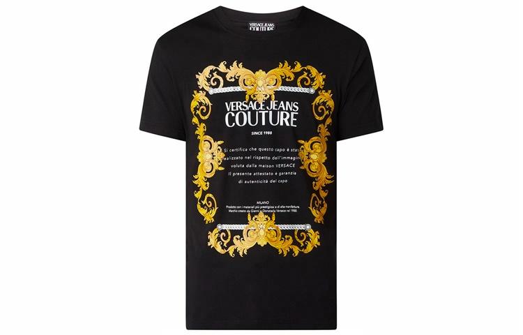 Мужская футболка Versace JEANS COUTURE (черная)