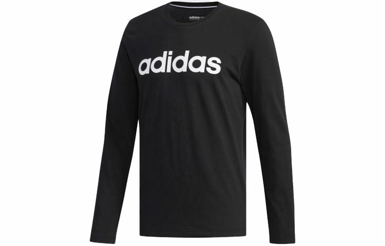 Мужская футболка adidas neo M CE LNR LS (черная) — фото 1
