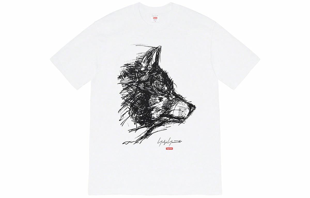 Футболка Supreme x Yohji Yamamoto (белая) — фото 1