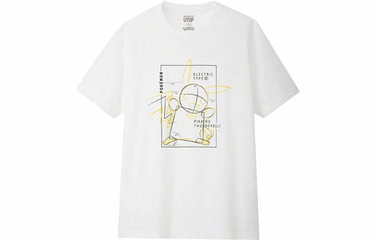 Футболка UNIQLO × POKEMON/ T (белая) — фото 1