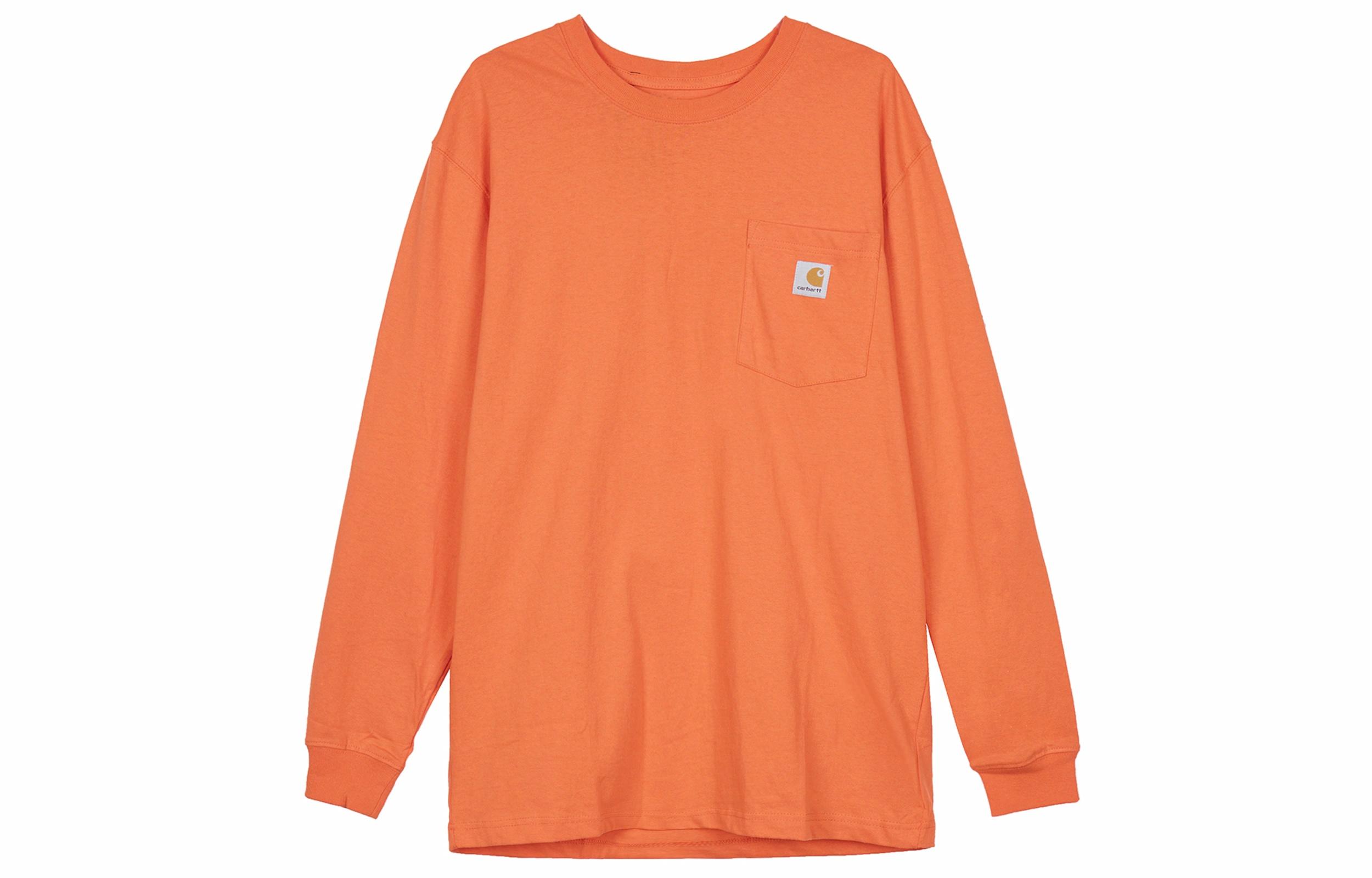 Лонгслив Carhartt K126 (оранжевый)