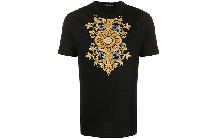 Мужская футболка Versace T (черная)