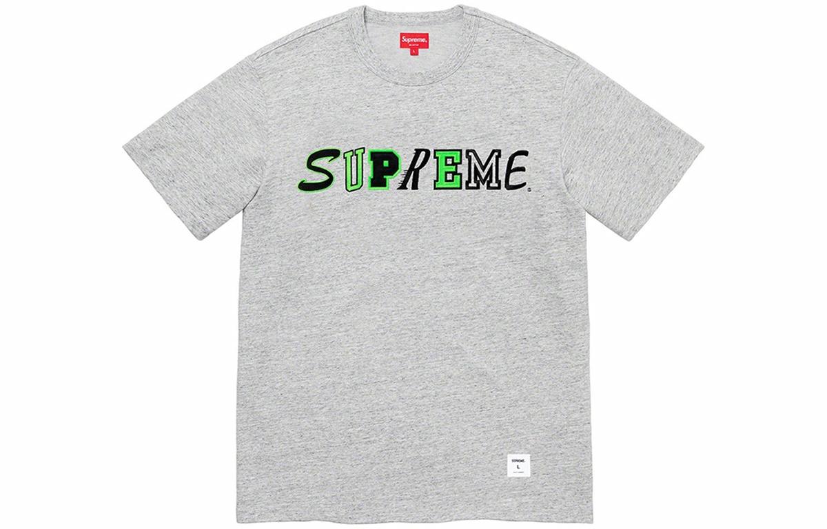 Футболка Supreme FW20 Week 3 Collage Logo S/S Top (черная) — фото 3