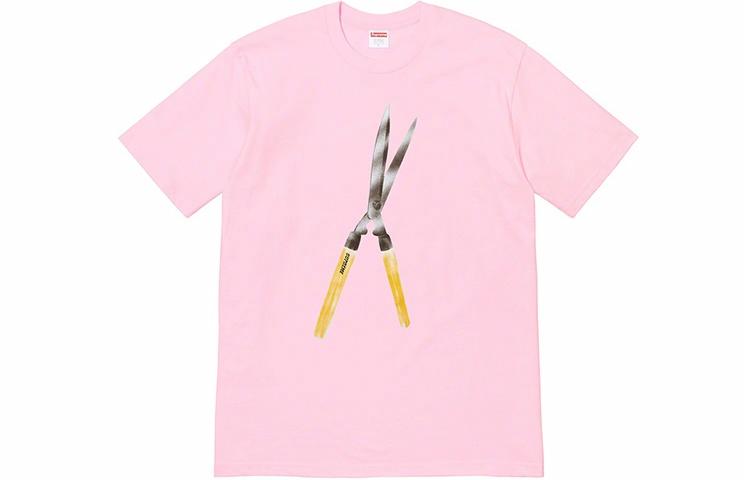 Футболка Supreme Shears Tee (розовая)