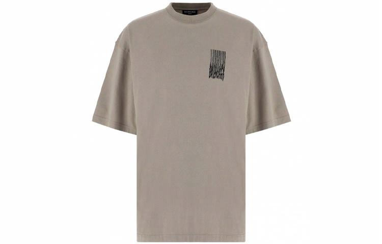 Унисекс футболка Balenciaga (бежевая)