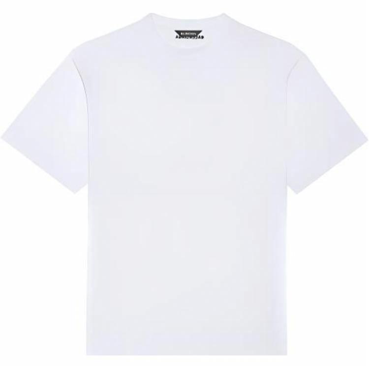 Мужская футболка Balenciaga Smile Tee (белая)