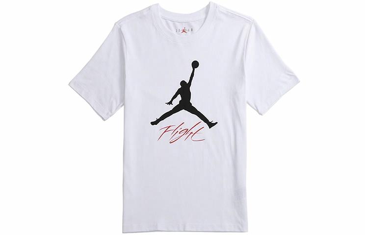 Мужская футболка Jordan Jumpman Flight HBR (белая)