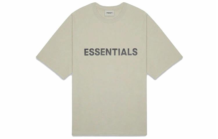 Мужская футболка Fear of God Essentials FW20 T-Shirt Moss T (зеленая) — фото 1