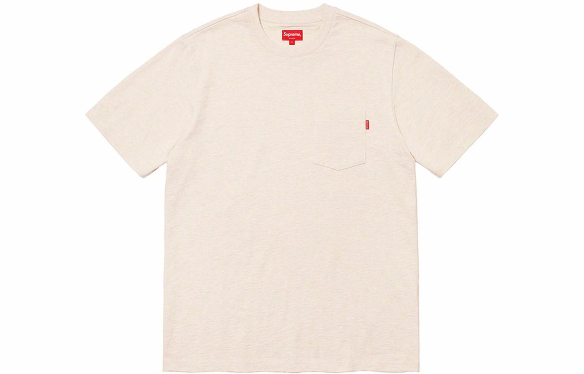 Унисекс футболка Supreme FW20 Week 4 S/S Pocket Tee (белая) — фото 8