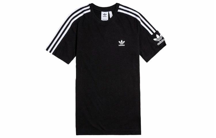 Мужская футболка adidas originals 3-Stripes Tee (черная) — фото 1