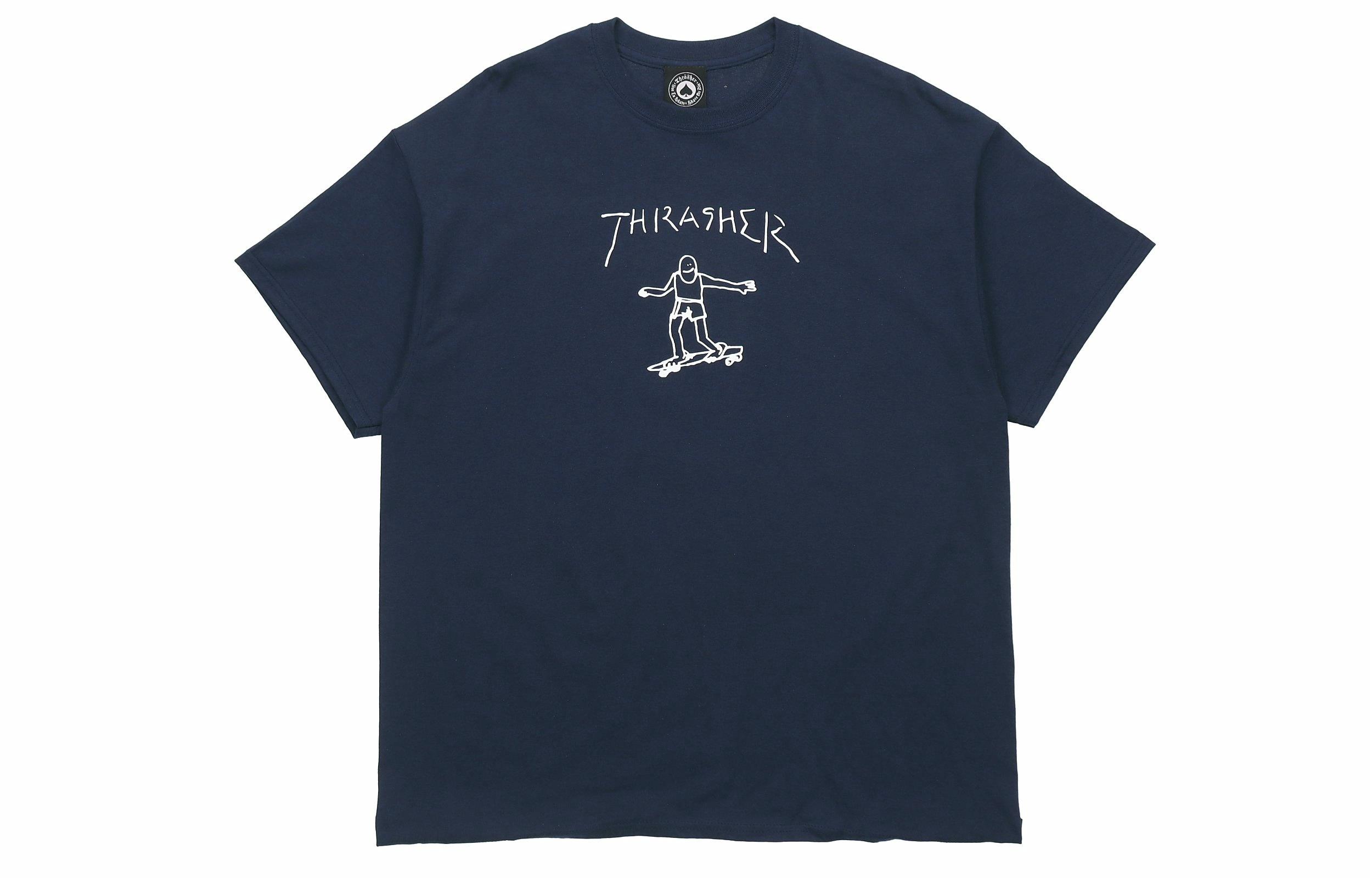 Футболка Thrasher (темно-синяя)