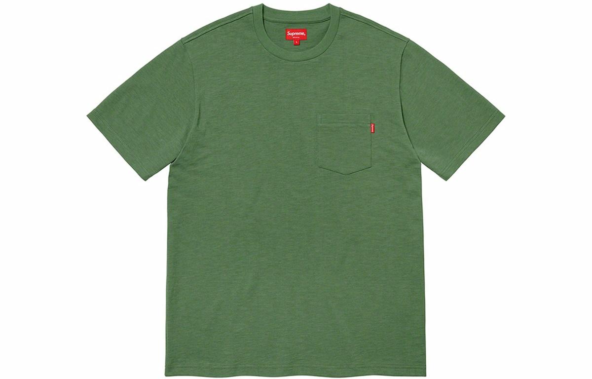 Унисекс футболка Supreme FW20 Week 4 S/S Pocket Tee (белая) — фото 4