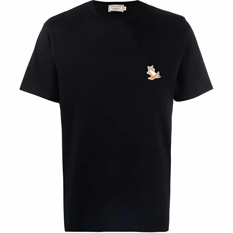 Футболка Maison Kitsune SS22 Logo (черная)