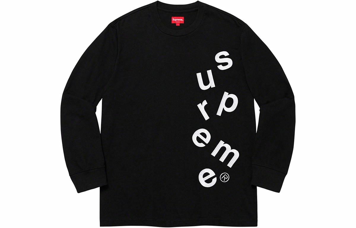 Унисекс футболка Supreme FW20 Week 4 Scatter Logo L/S Top LogoT (разноцветный) — фото 2