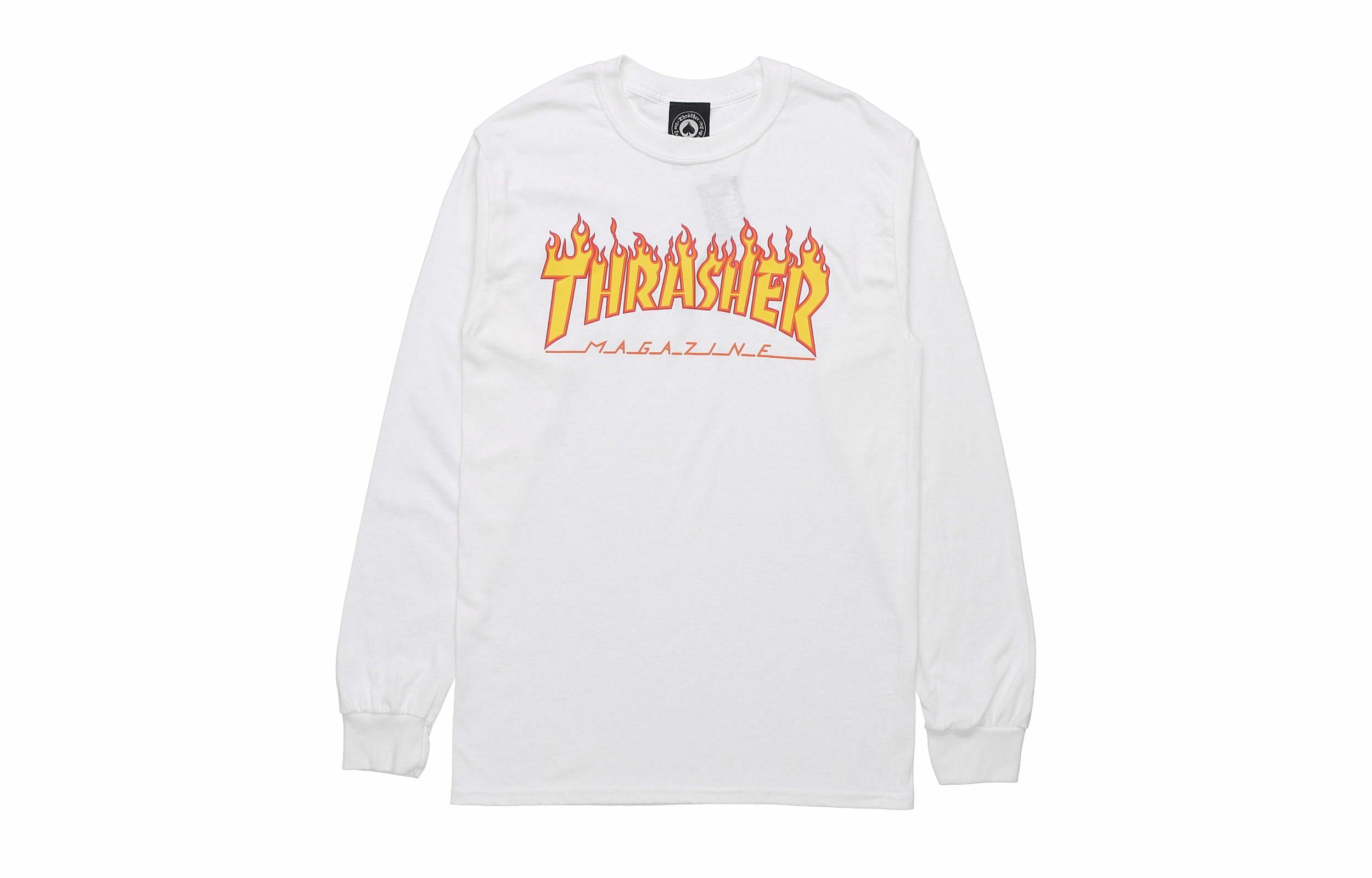 Лонгслив Thrasher T (белый)