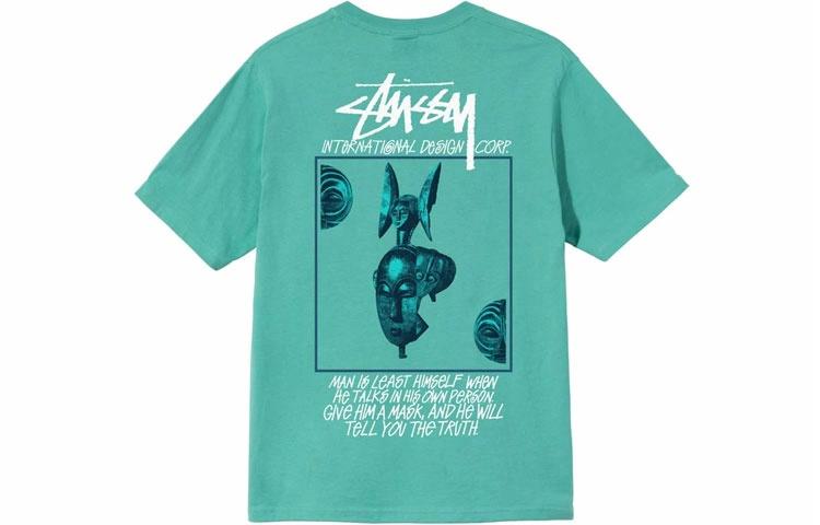 Футболка Stussy Face Mask (белая)