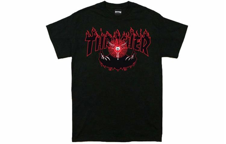 Футболка Thrasher Hypnotize S/S Tee (черная)