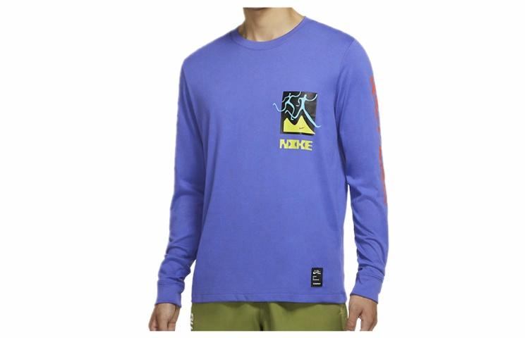Мужская футболка Nike Dri-FIT A.I.R. (фиолетовая) — фото 3