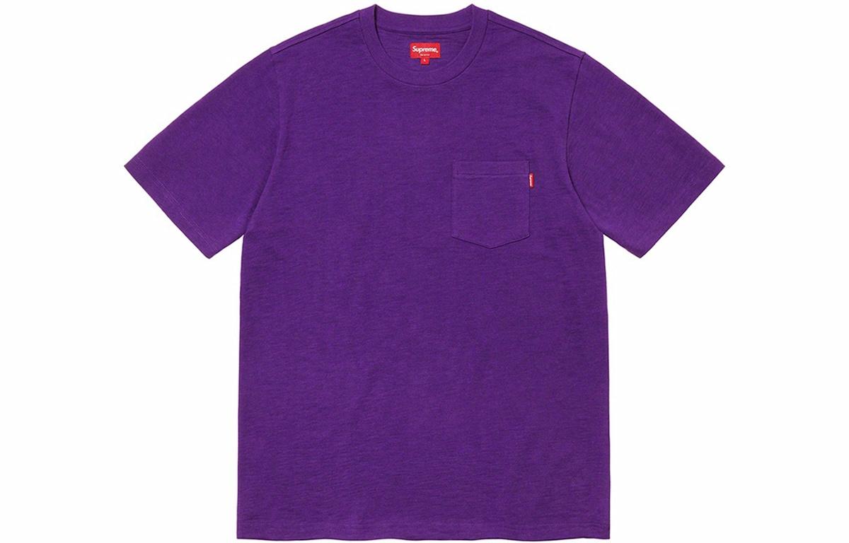 Унисекс футболка Supreme FW20 Week 4 S/S Pocket Tee (белая) — фото 1
