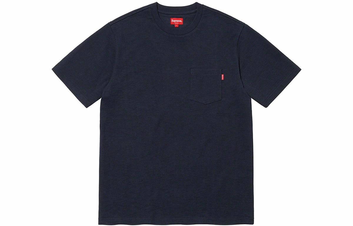 Унисекс футболка Supreme FW20 Week 4 S/S Pocket Tee (белая) — фото 5