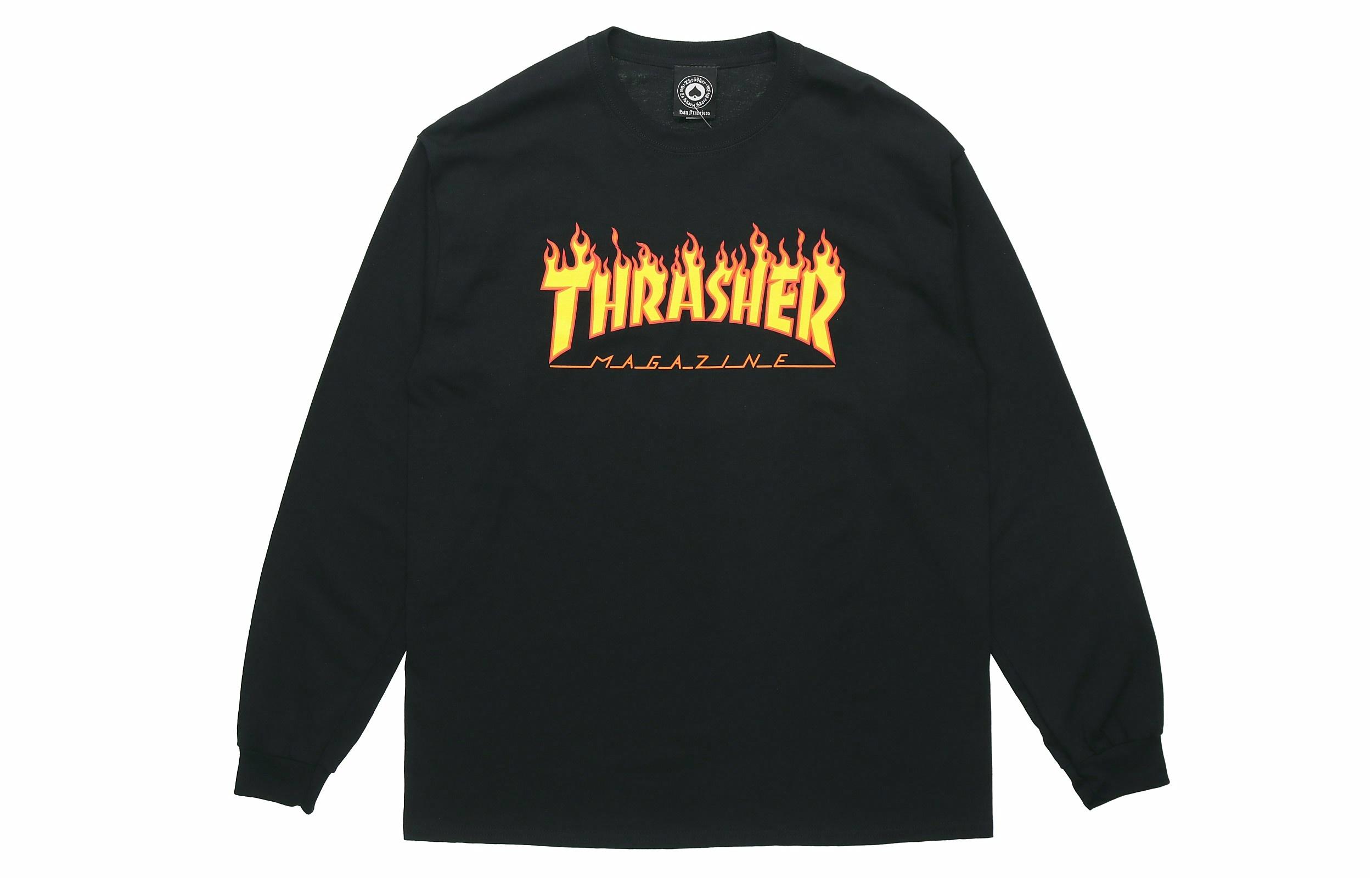 Лонгслив Thrasher Skate Mag Ls Tee (черный)
