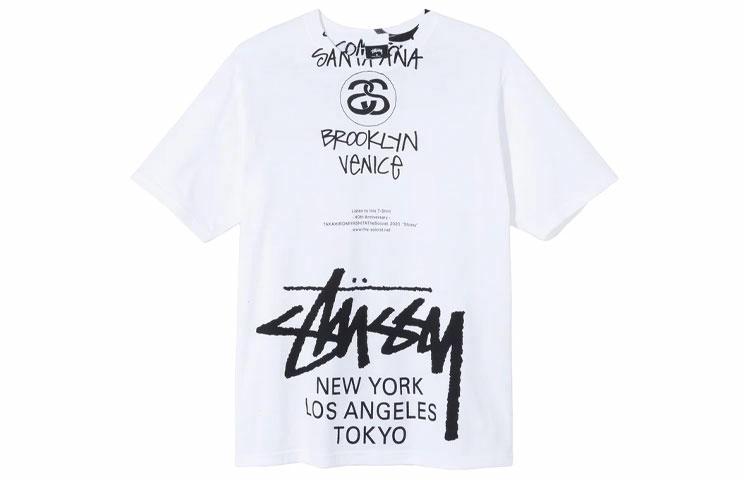 Футболка Stussy 40th Anniversary World Tour (черная)