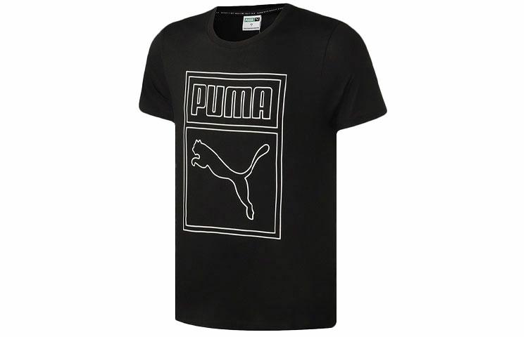 Мужская футболка PUMA (черная) — фото 1