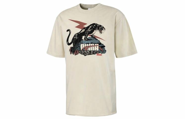 Мужская футболка PUMA x RHUDE Tee (бежевая)