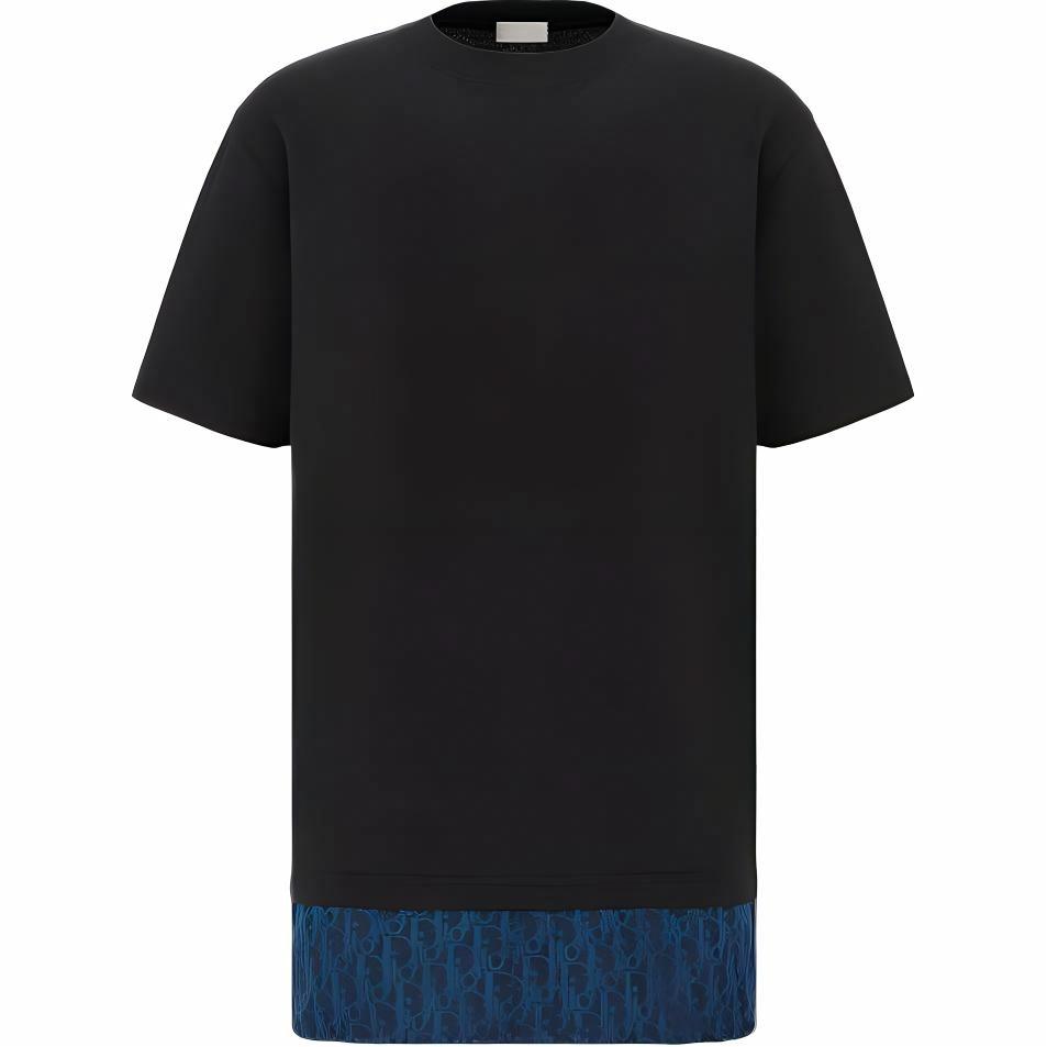 Мужская футболка Dior T (темно-синяя)