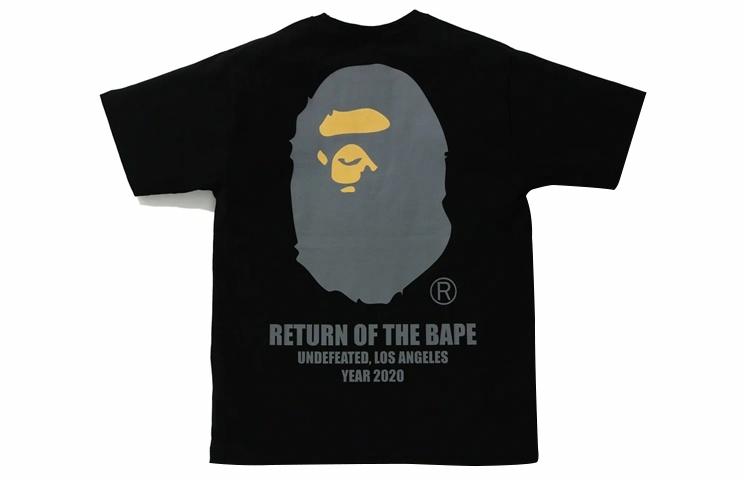 Футболка A BATHING APE x UNDEFEATED (черная)