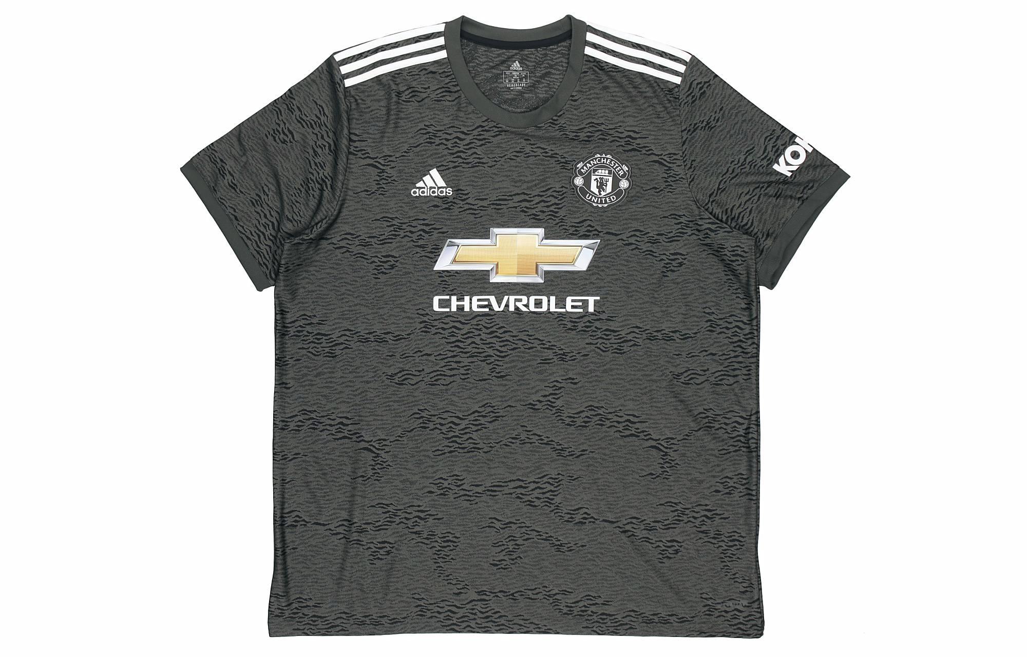 Мужская футболка adidas MUFC A JSY 20-21 (зеленая) — фото 1